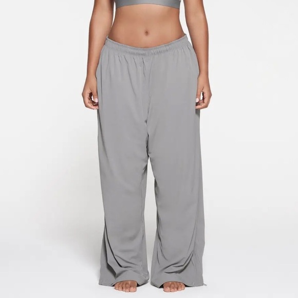 SKIMS Pants - SKIMS Track Woven Nylon Pant In Pacific